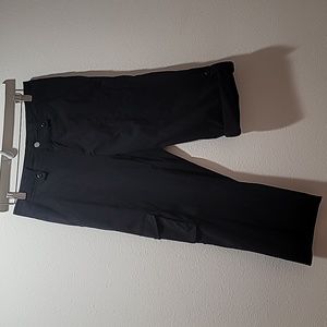 LUCY FLEX BLACK CASUAL ATHLEISURE ACTIVEWEAR GORPCORE CROPPED CARGO HIKING PANTS